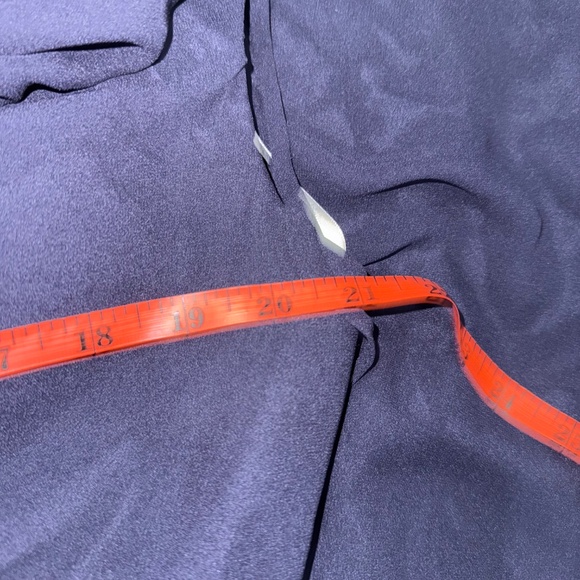 AW. BRIDAL navi blue v neck and v back size 12 formal flowy lightweight dress - Picture 11 of 11